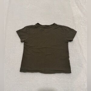 Tones Kids Everyday Tee in Olive Green
